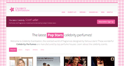 Desktop Screenshot of celebrityscentsation.com